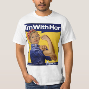 Camiseta ¡Hillary Clinton estoy con ella!