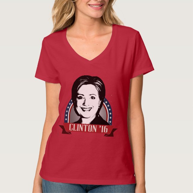 CAMISETA HILLARY CLINTON PARA CORRER EN 2016 - .PNG (Anverso)