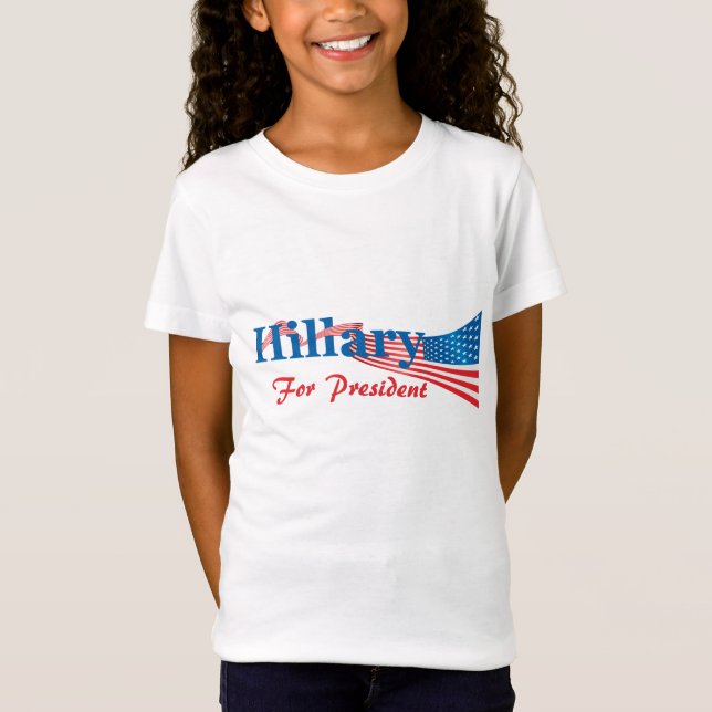 Camiseta Hillary Clinton para el presidente (Anverso)