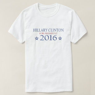 Camiseta Hillary Clinton para el presidente 2016