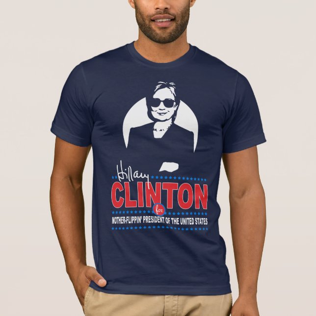 Camiseta Hillary Clinton para el presidente de la (Anverso)