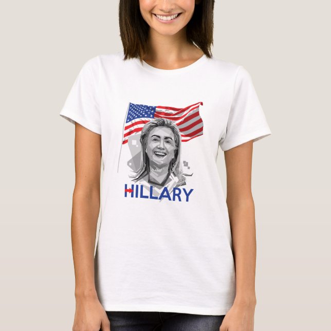Camiseta Hillary Clinton para la presidencia 2016 (Anverso)