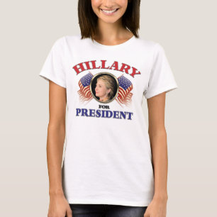 Camiseta Hillary Clinton Para Presidente 2016