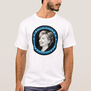 Camiseta hillary clinton : rayos azules :