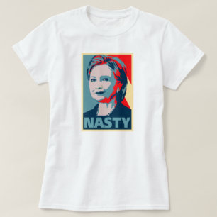 Camiseta ¿Hillary Clinton una mujer desagradable? Voto