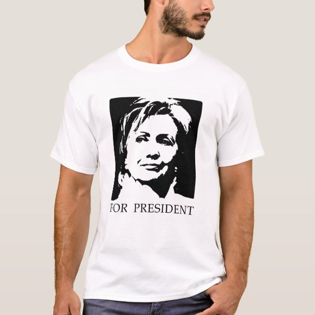 CAMISETA HILLARY PARA EL PRESIDENTE (Anverso)