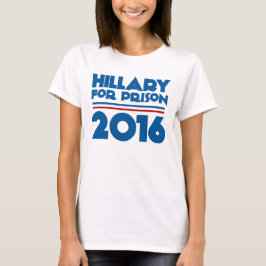 Camiseta Hillary para la prisión