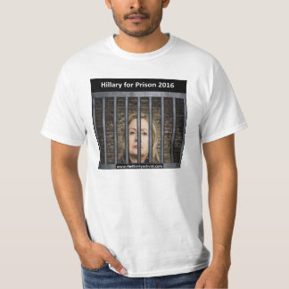 Camiseta Hillary para la prisión 2016