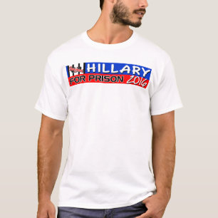 Camiseta ¡Hillary para la prisión 2016!