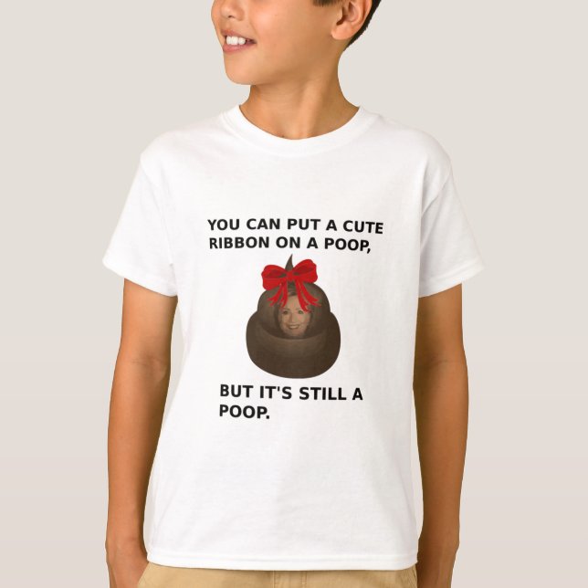 Camiseta Hillary Poop (Anverso)