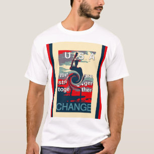 Camiseta Hillary USA somos más fuertes juntos