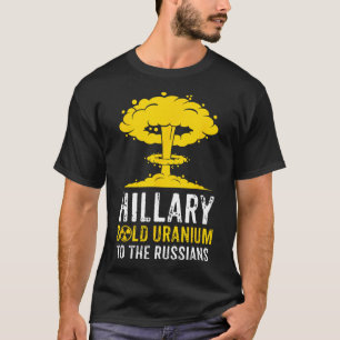 Camiseta Hillary vendió uranio a Rusia Pro-trump hombres mu