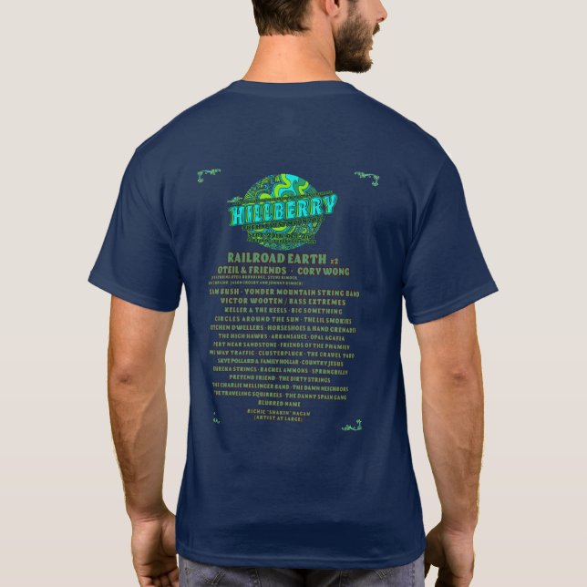 Camiseta Hillberry Music Festival 2022 Line-Up (Reverso)