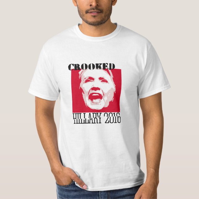 Camiseta HILLIARY TORCIDO - - - Anti-Hillary - (Anverso)