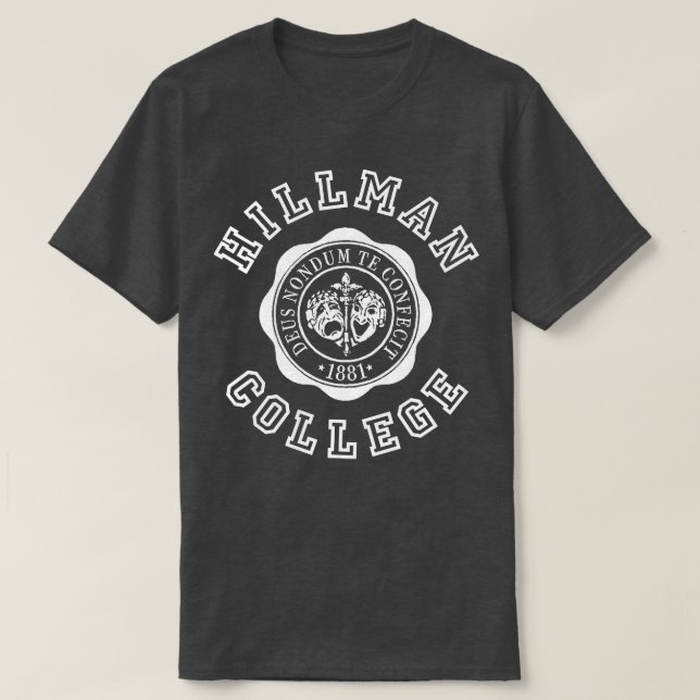 Camiseta Hillman College (Diseño del anverso)