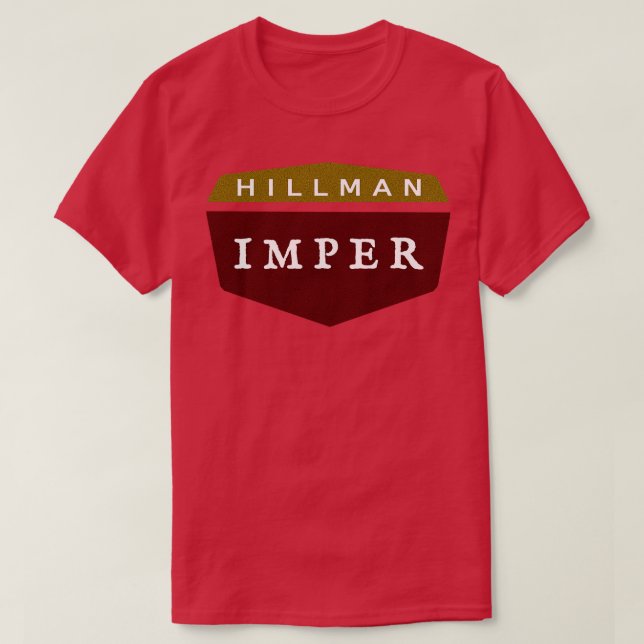 Camiseta Hillman Imp Imper de los años 1960 Gran Bretaña (Diseño del anverso)