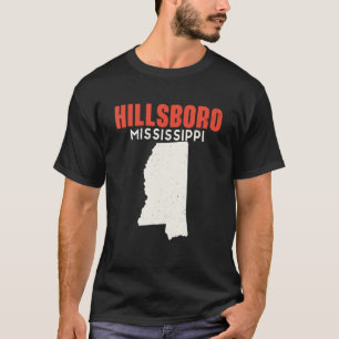 Camiseta Hillsboro Mississippi Estados Unidos Estados Unido