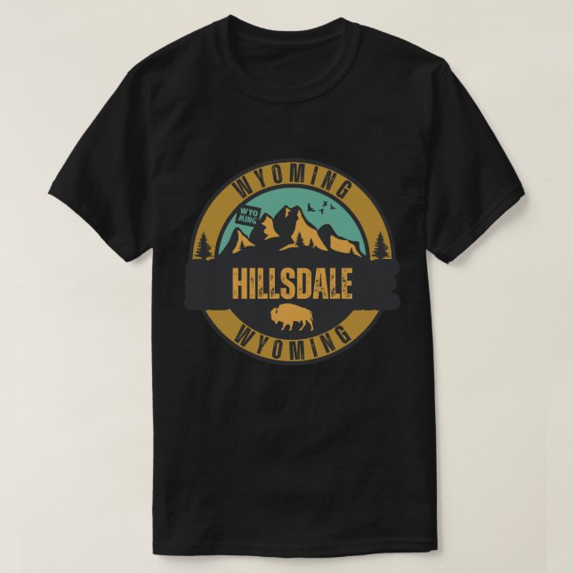 Camiseta Hillsdale, Wyoming (Diseño del anverso)