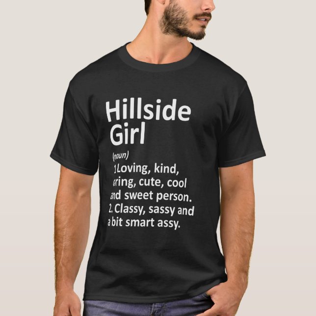 Camiseta Hillside Chica Il Illinois Funny City Home Roots (Anverso)