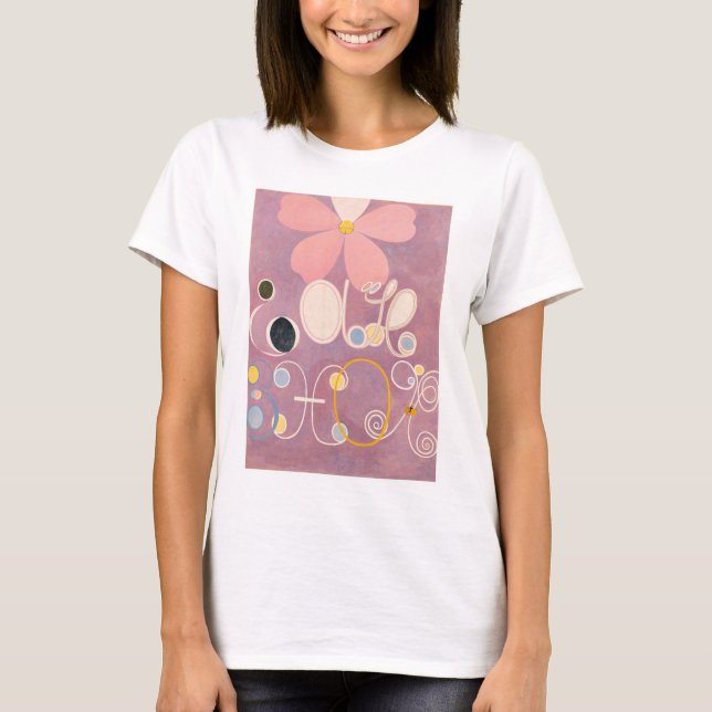 Camiseta Hilma Af Klint, El Número 5 Más Grande, Arte Resum (Anverso)