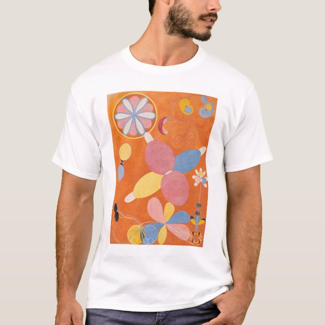 Camiseta Hilma Af Klint, La Diez Mayor No4, Arte Resumen (Anverso)