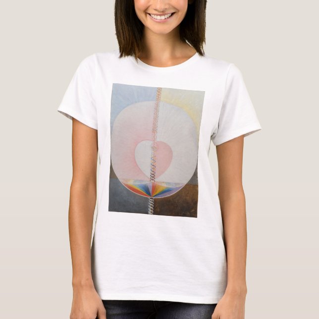 Camiseta Hilma Af Klint, The Dove Nº 25, Resumen de Arte (Anverso)