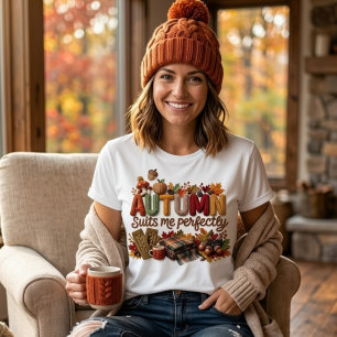 Camiseta Hilo Artístico de Otoño Me Viste Perfectamente