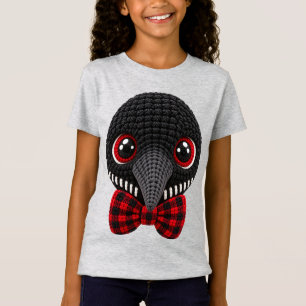 Camiseta Hilo de Ganchillo Falso Loon Común Lazo Coquette