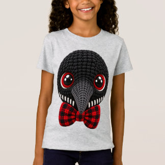 Camiseta Hilo de Ganchillo Falso Loon Común Lazo Coquette