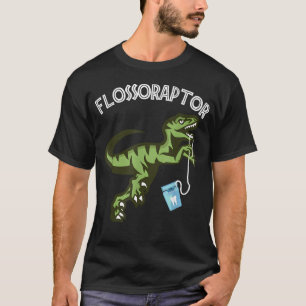 Camiseta Hilo dental - Divertido Flossoraptor Dental