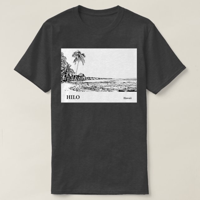 Camiseta Hilo Hawaii TShirt 2 (Diseño del anverso)