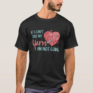 Camiseta Hilo Tejer Ganchillo No Voy A Ganchillo