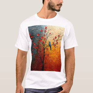 Camiseta 🎨 👕 hilos artísticos 🐦