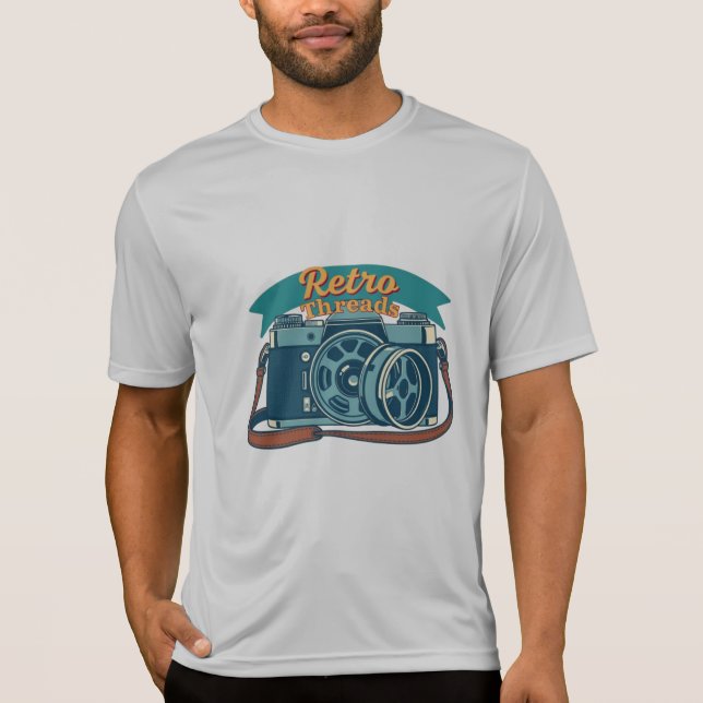 Camiseta Hilos de discusión retro (Anverso)