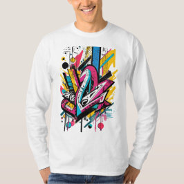 Camiseta Hilos de graffiti: Declaraciones al estilo urbano