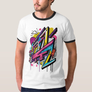 Camiseta Hilos de graffiti: Declaraciones al estilo urbano