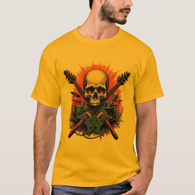 Camiseta Hilos de rock y rollo - Épic Tees para el auténtic (Anverso)