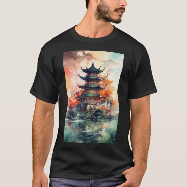 Camiseta Hilos de serenidad: Elegancia para llevar puesto" (Anverso)