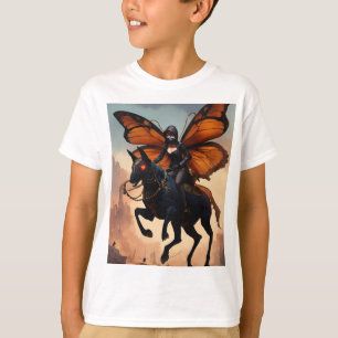 Camiseta Hilos encantados: Donde las hadas conducen maripos