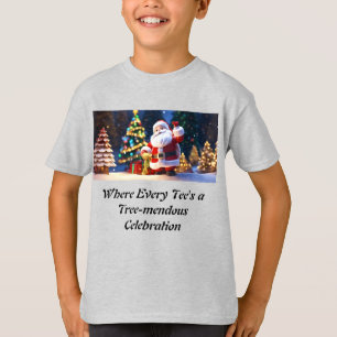 Camiseta Hilos festivos: Envueltos en Navidades alentadores