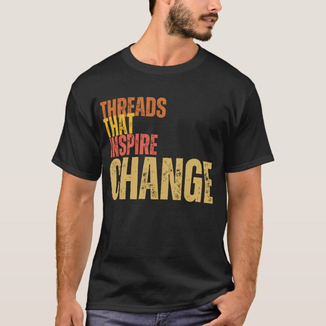 Camiseta Hilos que inspiran el cambio (Anverso)