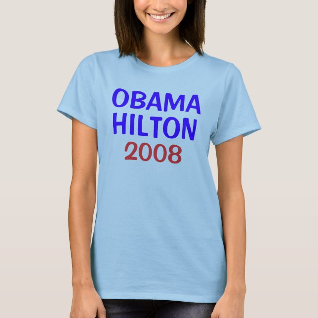 CAMISETA HILTON 2008 DE OBAMA (Anverso)