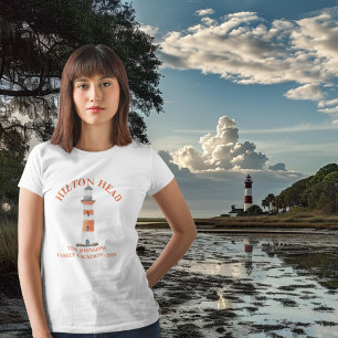 Camiseta Hilton Head Island Lighthouse Harbour Town Familia
