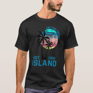 Camiseta Hilton Head Island South Carolina Beach Palm Trees