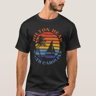 Camiseta Hilton Head South Carolina Beach Summer Vacation R