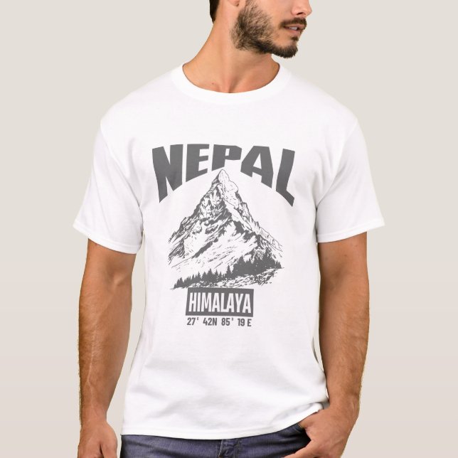 Camiseta Himalaya de Nepal (Anverso)