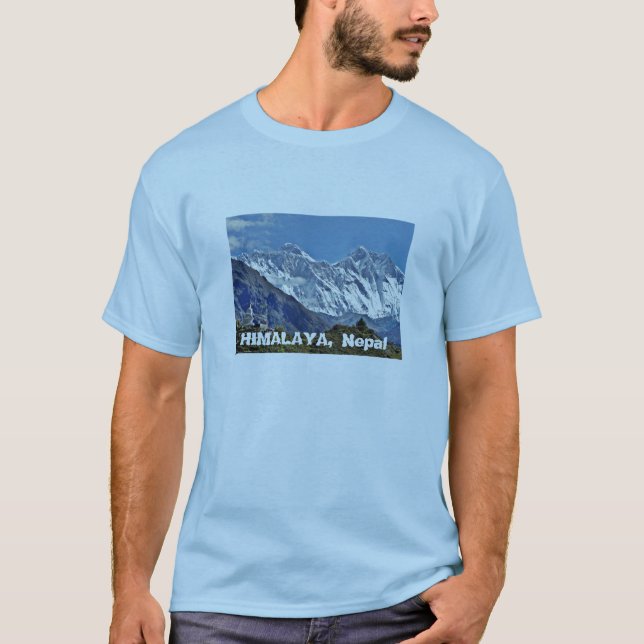 Camiseta HIMALAYA - una de 1000 visiónes desde NEPAL (Anverso)