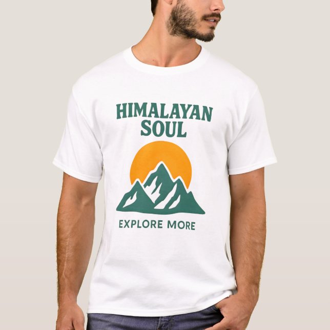 Camiseta Himalayan Soul Explora Más (Anverso)