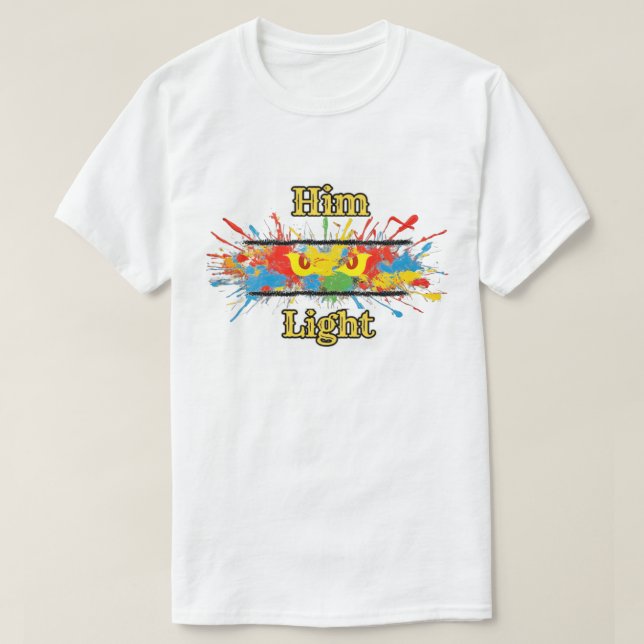 Camiseta HimLight Splatter (Diseño del anverso)