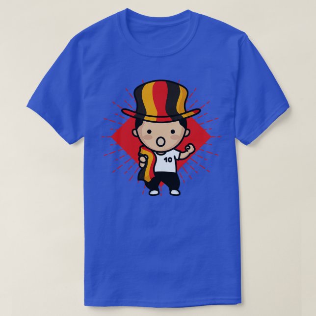 Camiseta Hincha alemana de la Cuta Kawaii (Diseño del anverso)